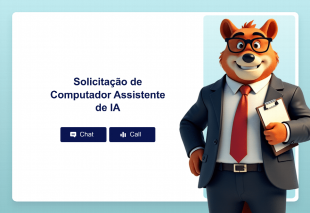 Solicitação de Computador Assistente de IA Thumbnail