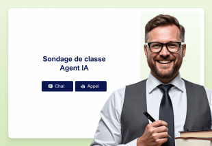 Sondage de classe Agent IA Template Thumbnail