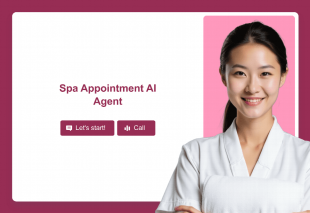Spa Appointment AI Agent Template Thumbnail