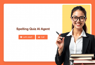 Spelling Quiz AI Agent Template Thumbnail