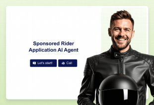 Sponsored Rider Application AI Agent Template Thumbnail