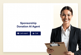 Sponsorship Donation AI Agent Template Thumbnail
