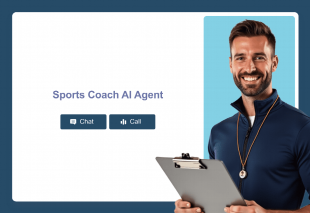 Sports Coach AI Agent Template Thumbnail