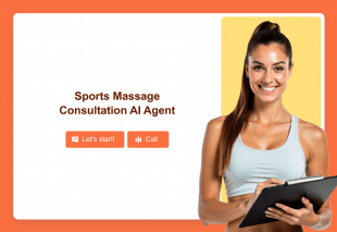 Sports Massage Consultation AI Agent Template Thumbnail
