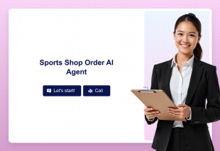 Sports Shop Order AI Agent Template Thumbnail