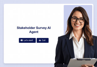 Stakeholder Survey AI Assistant Thumbnail