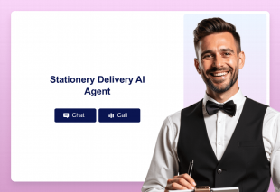 Stationery Delivery AI Agent Template Thumbnail