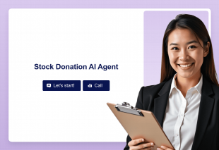 Stock Donation AI Agent Template Thumbnail