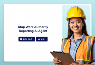 Stop Work Authority Reporting AI Agent Template Thumbnail