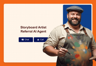 Storyboard Artist Referral AI Agent Template Thumbnail