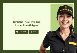 Straight Truck Pre-Trip Inspection AI Agent Template Thumbnail