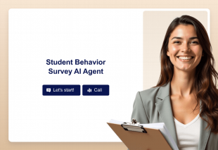 Student Behavior Survey AI Agent Template Thumbnail