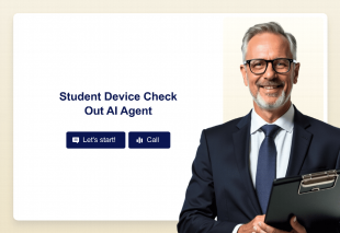 Student Device Check Out AI Agent Template Thumbnail