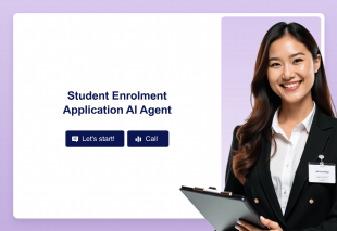 Student Enrollment AI Agent Template Thumbnail