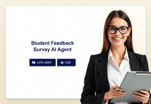 Student Feedback Survey AI Agent Template Thumbnail