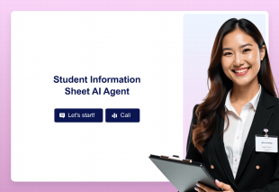 Student Information Sheet Assistant Template Thumbnail