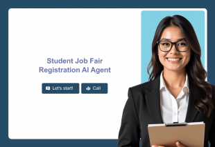 Student Job Fair Registration AI Agent Template Thumbnail