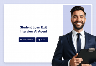Student Loan Exit Interview AI Agent Template Thumbnail