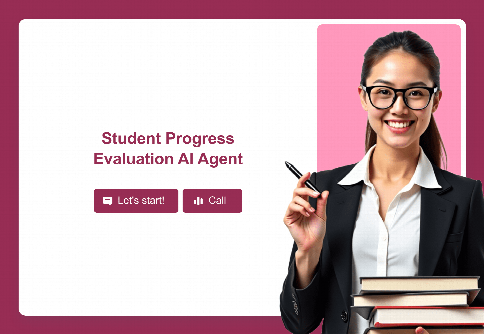 Evaluation In Progress Student Progress Evaluation AI Agent Template | Jotform
