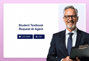 Student Textbook Request AI Agent Template Thumbnail