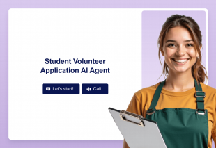 Student Volunteer Application Assistant Template Thumbnail