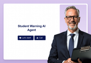 Student Warning AI Agent Template Thumbnail