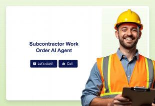 Subcontractor Work Order AI Agent Template Thumbnail