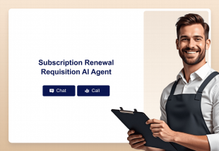 Subscription Renewal Requisition AI Agent Template Thumbnail