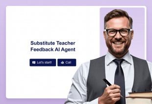 Substitute Teacher Feedback AI Agent Template Thumbnail