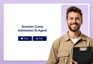 Summer Camp Admission AI Agent Template Thumbnail