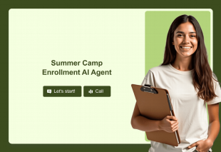 Summer Camp Enrollment AI Agent Template Thumbnail