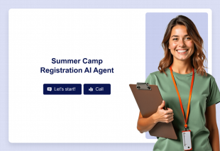 Summer Camp Registration AI Agent Template Thumbnail