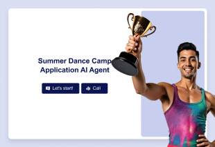 Summer Dance Camp Application AI Agent Template Thumbnail