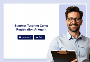 Summer Tutoring Camp Registration AI Agent Template Thumbnail