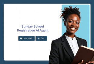 Sunday School Registration AI Agent Template Thumbnail