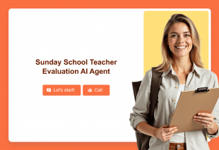 Sunday School Teacher Evaluation AI Agent Template Thumbnail
