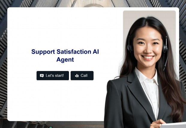 Support Satisfaction AI Agent Slide