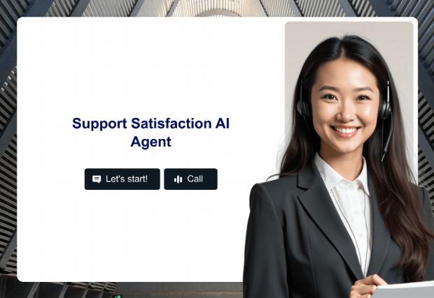 Support Satisfaction AI Agent Slide