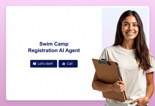 Swim Camp Registration AI Agent Template Thumbnail