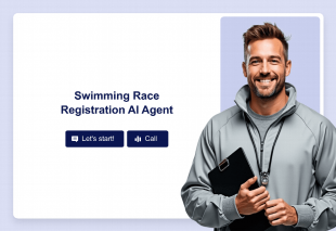 Swimming Race Registration AI Agent Template Thumbnail