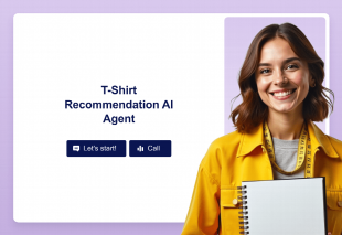 T-Shirt Recommendation AI Agent Template Thumbnail