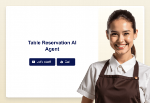 Table Reservation AI Agent Template Thumbnail