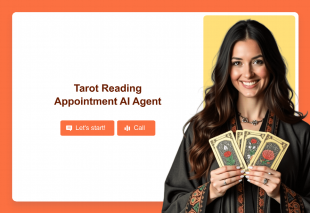 Tarot Reading Appointment AI Agent Template Thumbnail