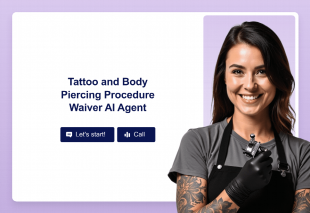 Tattoo and Body Piercing Procedure Waiver AI Agent Template Thumbnail