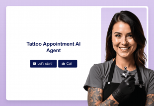 Tattoo Appointment AI Agent Template Thumbnail