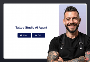 Tattoo Studio AI Agent Template Thumbnail
