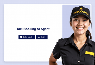 Taxi Booking AI Agent Template Thumbnail
