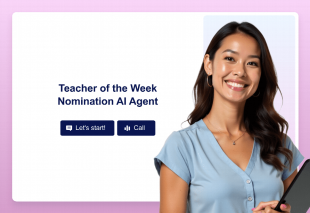 Teacher of the Week Nomination AI Agent Template Thumbnail