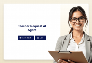 Teacher Request AI Agent Template Thumbnail