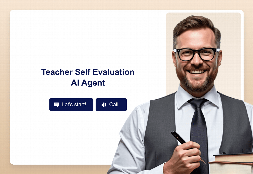 Teacher Self Evaluation AI Agent Template | Jotform
